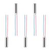 5Pcs 7x25mm DC Coreless Vibration Motor 1.5-3V 8000-16000RPM Built-in Vibration Motor for Electric Toothbrush Waterproof