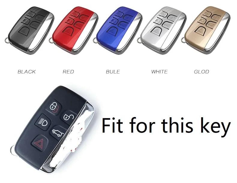 Interior Mouldings ABS Car Remote Key Fob case cover For Land Rover RANGE ROVER SPORT Evoque DISCOVERY SPORT 4 5 For Jaguar XE X