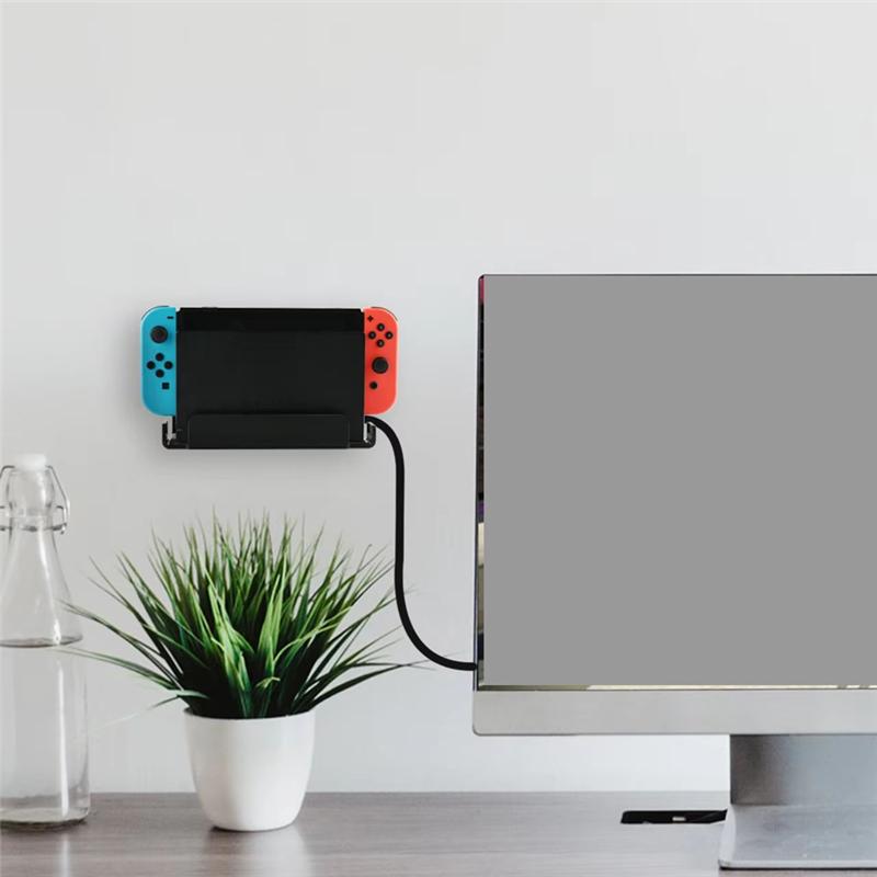 B03B-1Pc Wall-Mounted Storage Stand For Switch Game Consoles & A Storage Rack For Nintendo Switch Game Console Accessories