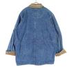 Boundary waters anos 90 Velha Manga Comprida Veludo Cotelê switch Jaqueta Jeans 1X Azul Mulher Usada