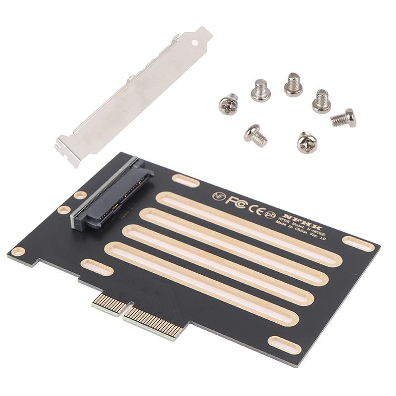 U.2 Sff-8639 To Pci-E X4 3.0 Riser Card Sff-8639 To Ssd Extension Adapter