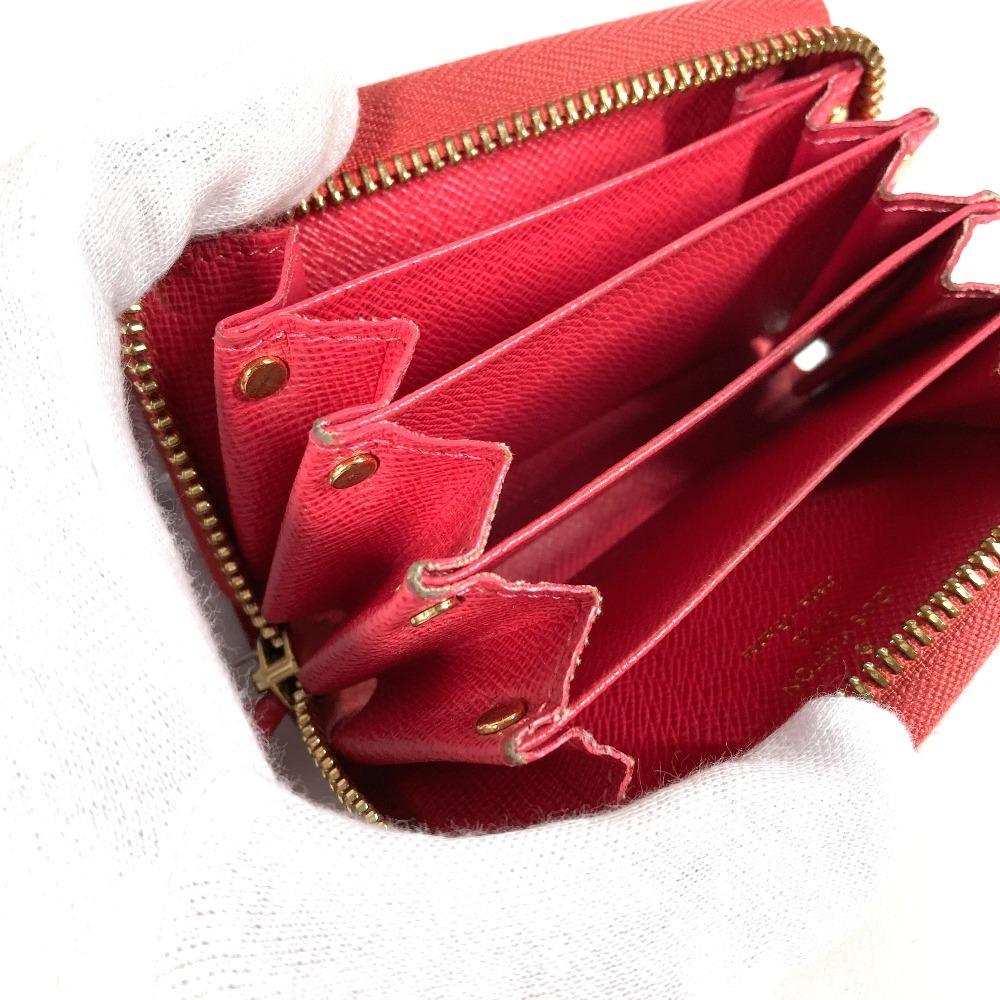 Louis Vuitton M61540 Monogram Mule cult Business Card Case Coin Purse Brown/pink