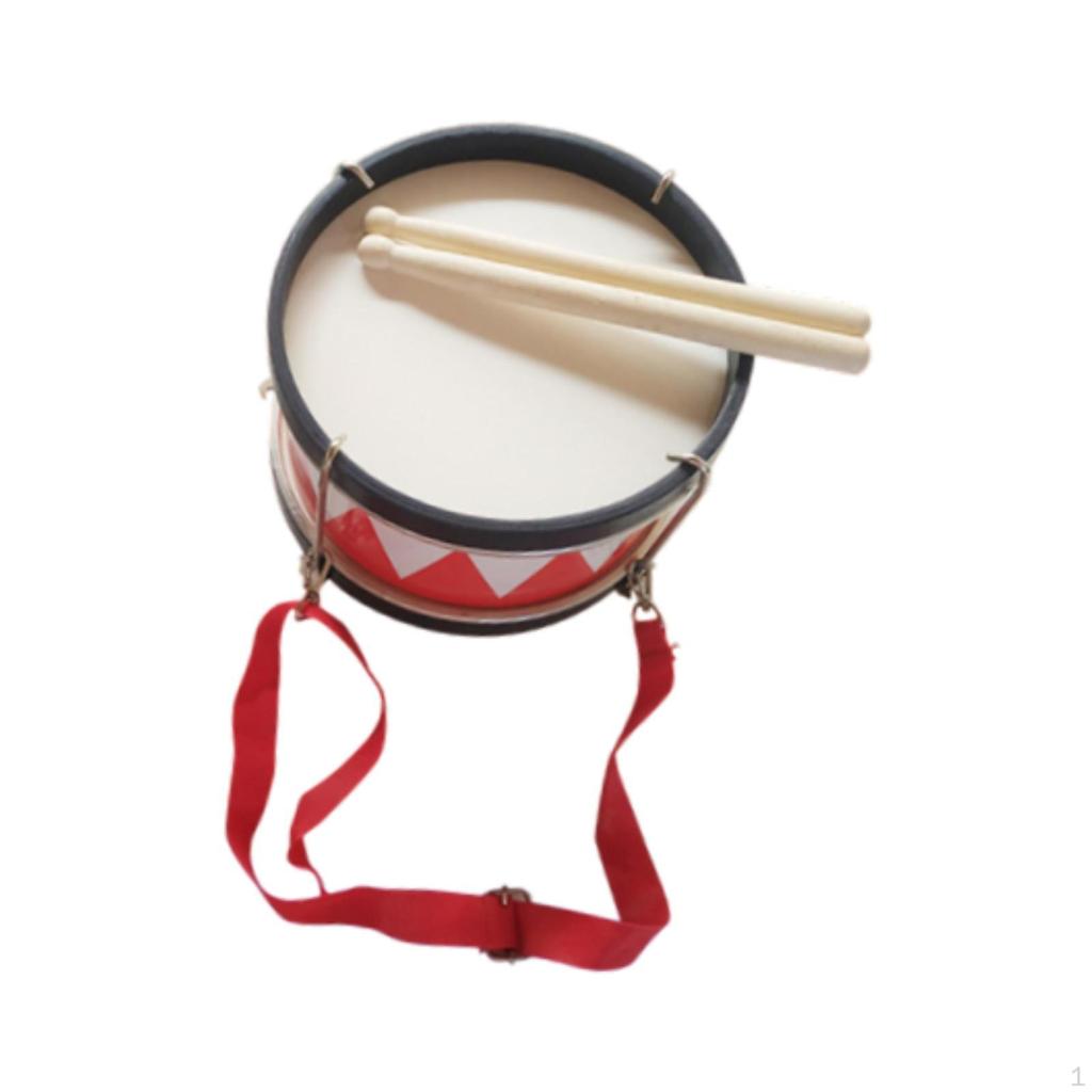 Kids Snare Drum Set Toy 2 Sticks Learning Percussion Instrument Music Art for