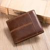 Genuine Leather RFID Wallet for Men with Coin Purse Cardholder Money Bags