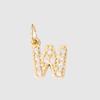 1 PC Stainless Steel & Natural Stone Capital Letter A-Z Charms Pendants DIY Necklace bracelet Jewelry Making Findings 8mm Dia.