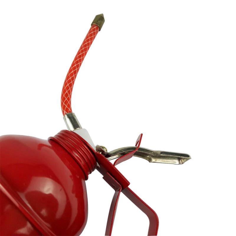 American Manual Oil Can with Hose, Iron Construction, 270ml/400ml Capacity