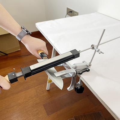 2025 New Upgraded Fixed Angle Knife Sharpener 360° Rotary Knife Household Whetstone Diamond Sets Kitchen Professional Sharpening