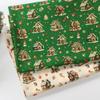 150x50cm Christmas Series Printed Fabric For Christmas Decoration, Tablecloths, Sofa Cover Handmade DIY Sewing Fabrics TJ21839