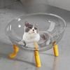 Raumkapsel Großes Katzenbett Sommer Ganzjahres Hochtransparenter Drehteller Katzenspielzeug Haustierbedarf