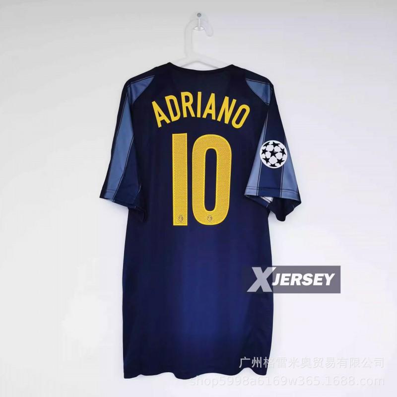 Klasické Retro Fotbalové Dresy Evropské Top Ligy Barcelona 2006 AC Milán 09/10 Inter Fotbalové Tréninkové Dresy