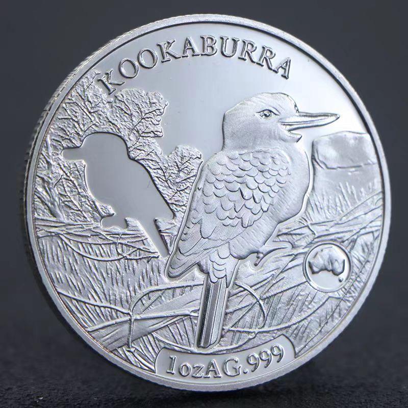 

Australian Animal Koala Commemorative Coin, Kangaroo, Crocodile, Queen s Head, Copper Silver Plated
