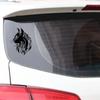 17*21CM Kreative Haustier Katze Auto Aufkleber Vinyl Fation Persönlichkeit Tier Auto Styling Aufkleber Schwarz/Silber