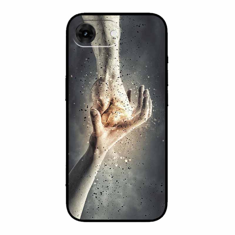 For iPhone 16e 2025 Case 16 E Coque Flowers Black Silicone Soft Back Cover Case For iPhone 16e Phone Cases 6.1" Funda Shockproof