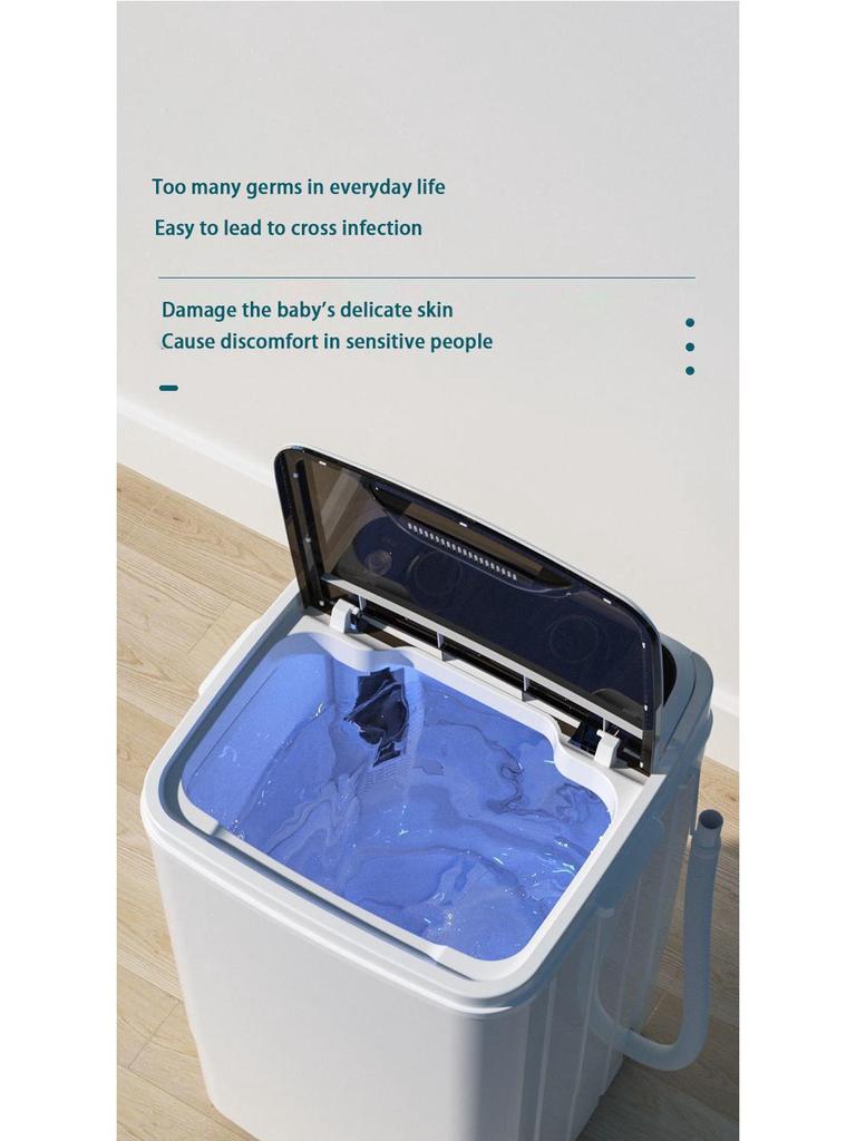 7,5 kg Fassungsvermögen All-in-One Mini-Waschmaschine für Kleidung und Schuhe