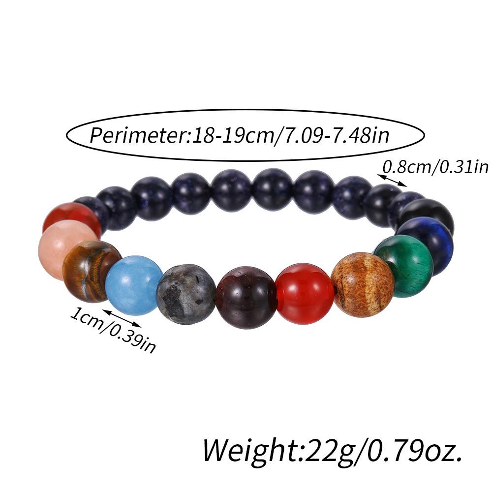 JYL TS Bracelet Crown Design Couples -Exudes Royalty & Attracts Shared Prosperity ZJ11002-8/10mm men s model бирюзовый