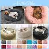 Cama Aconchegante de Pelúcia para Cão Gato Animal de Estimação Colchonete Confortável com Design Leve para Conveniência em Viagens
