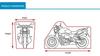 Motorcycle Covers Bikes Motor Scooter Dustproof Cover Elastic Fabric Protector Covers Indoor Outdoor Custom