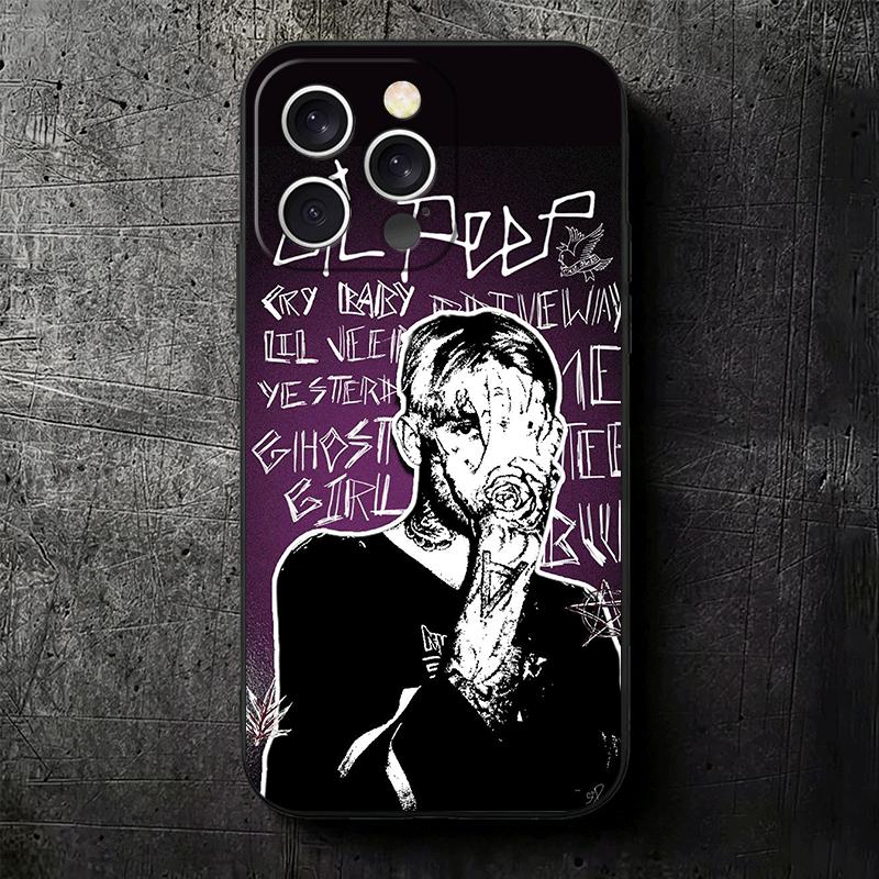 Lil Peep Hellboy Love Soft Phone Case for iPhone 16 16E 17 Air 15 Pro Max 14 Plus 13 Mini 11 12 7 Black Cover Back Shell