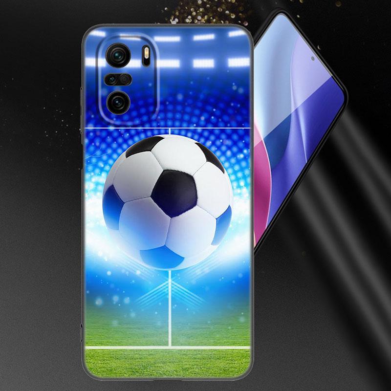 

Чехол для телефона с футбольным полем для Xiaomi Mi POCO X3 NFC GT M4 M3 12 11T 10T Pro A3 11 Lite NE 5G 12X 11i F3, мягкий черный чехол из ТПУ Xiaomi Mi A3 Lite