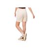 SAUCONY Minimalist Solid Color Comfortable Knitted Five-Point Sports Shorts Women Shorts Natural-White SC1249135A-WT16