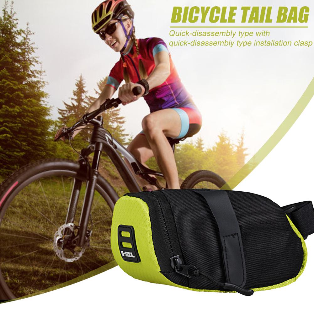 Bike Saddle Bag MTB Bicycle Cycling Pouch Tail Rear Seat Cushion Pack