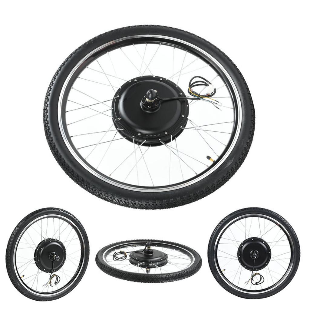 Electric Bike 36V 500W Hub Motor Conversion Kit Wheel 26in with Meter(rear Drive)