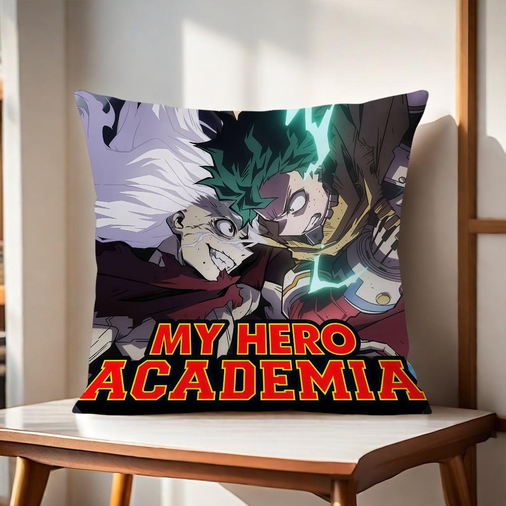 My Hero Academia Anime 8 cushion cover For Pillow Sofa Printing Decoration Room Home Office Coffee Shop Car Nordic Simplicity