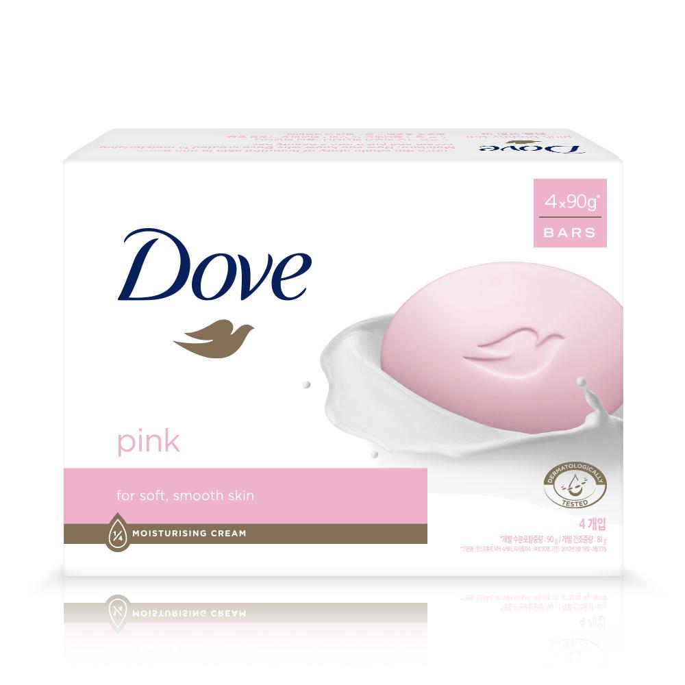 DOVE Beauty Bar 90g x 4 Packungen (4 Typen, wählen Sie 1)