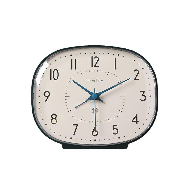 Desktop Mute Small Table Clock Bedroom Wake Up Artifact Desktop Alarm Clock Children's Special Clock for Students' Bedside Clock
