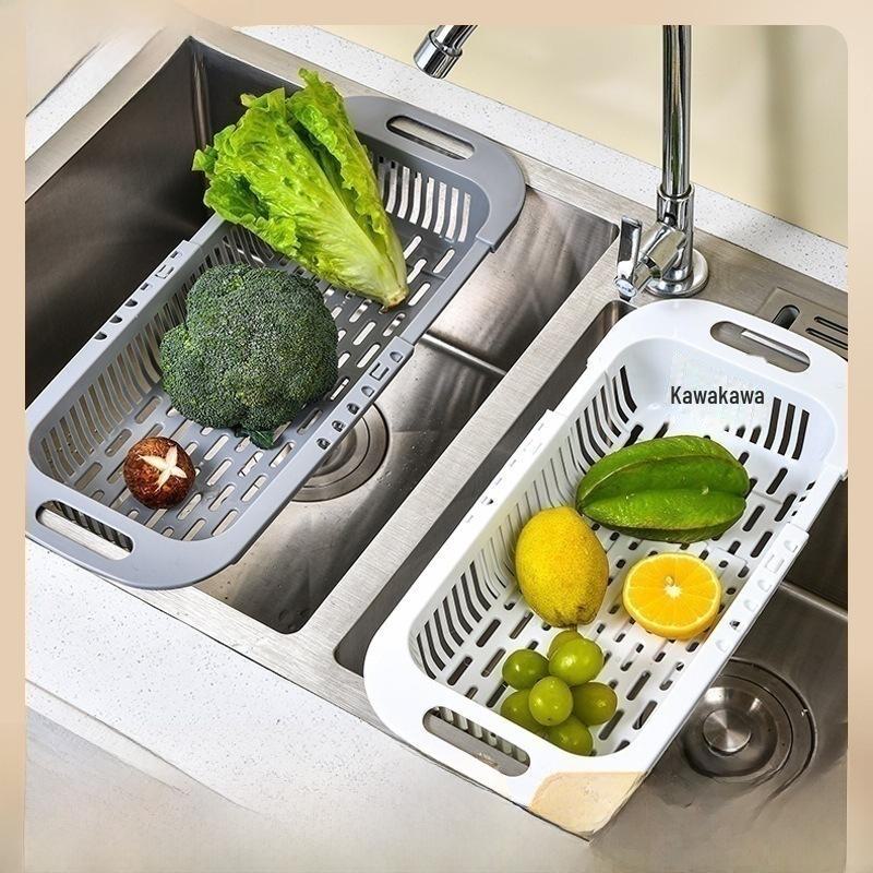 

Выдвижная корзина для кухонной мойки и сливная полка серый