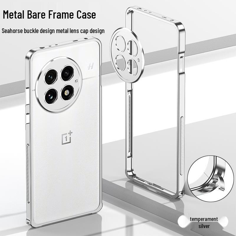 OnePlus 13/13R Metal Buckle Anti-Drop Heat Dissipation Case with Lens Protection. OnePlus Ace 5