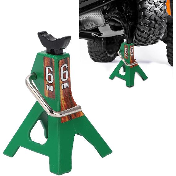 Simulation Jack Stand 75mm~102mm Adjustable Height RC Jack Stand Climbing Car Simulation Decorative Accessory Mini Lifting Jack for SCX10 D90 1/10 RC