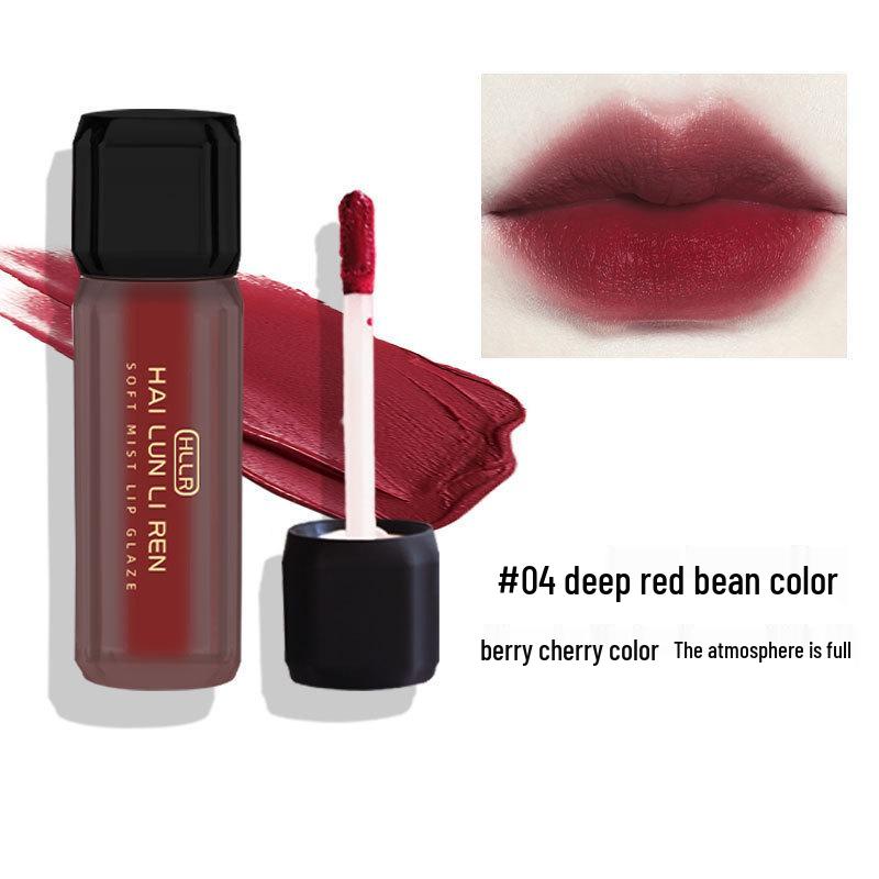 Helen Liren Air Soft Mist Lip Glaze: Long-lasting Velvet Matte Lip Gloss.