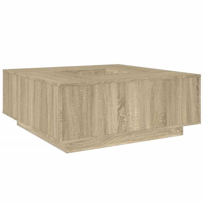 VidaXL Coffee Table Sonoma Oak 100x100x40 Cm Engineered Wood 3284051
