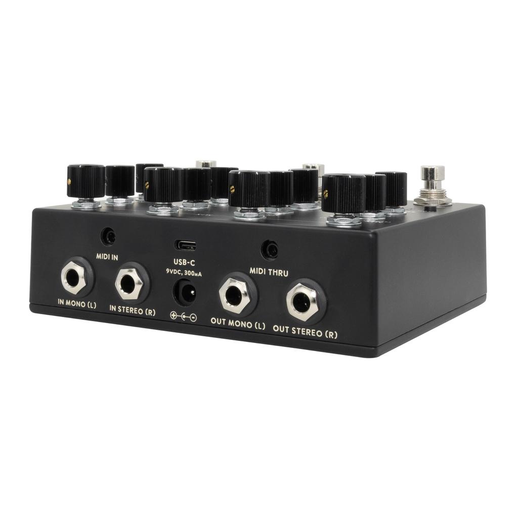 WALRUS AUDIO Qi Etherealizer Chorus Delay Grain REVERB Granular (WAL-QIET #BK Black) - Chorus, Delay, Grain, Reverb,