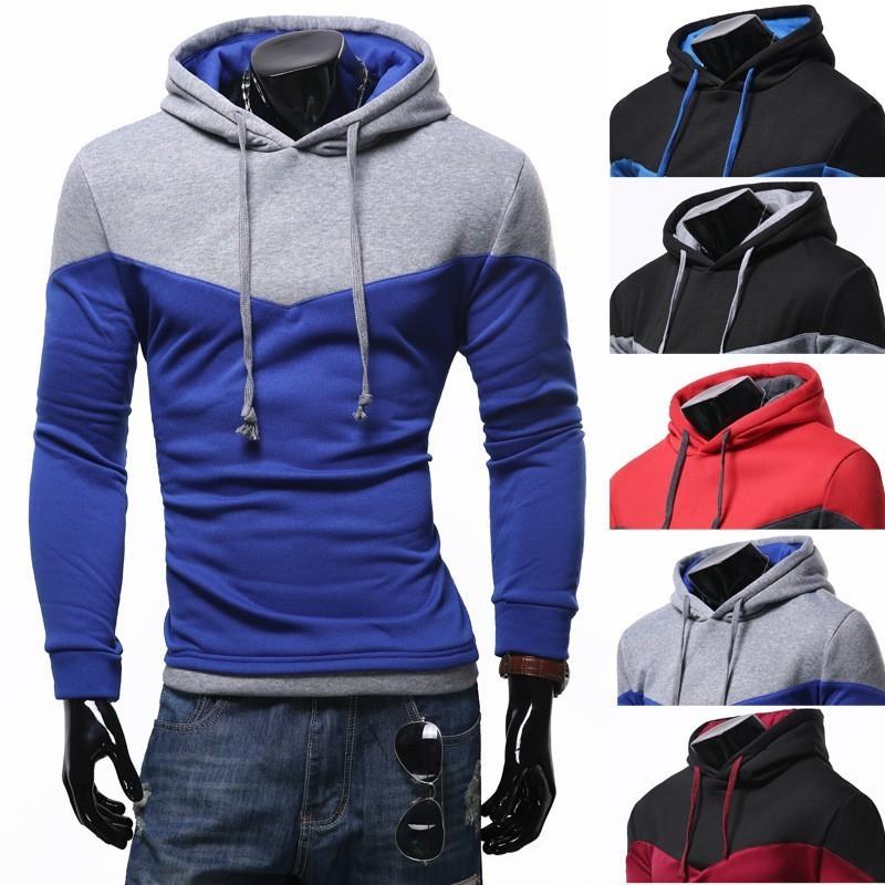 Coat Mens Jacket Outwear Sweater Winter Slim Fit Hoodie Warm Hooded Sweatshirt