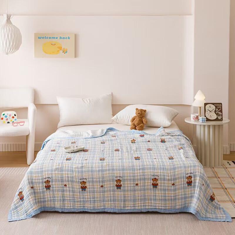 

Youmengjiaju Infant & Toddler 6-Layer Towel Blanket