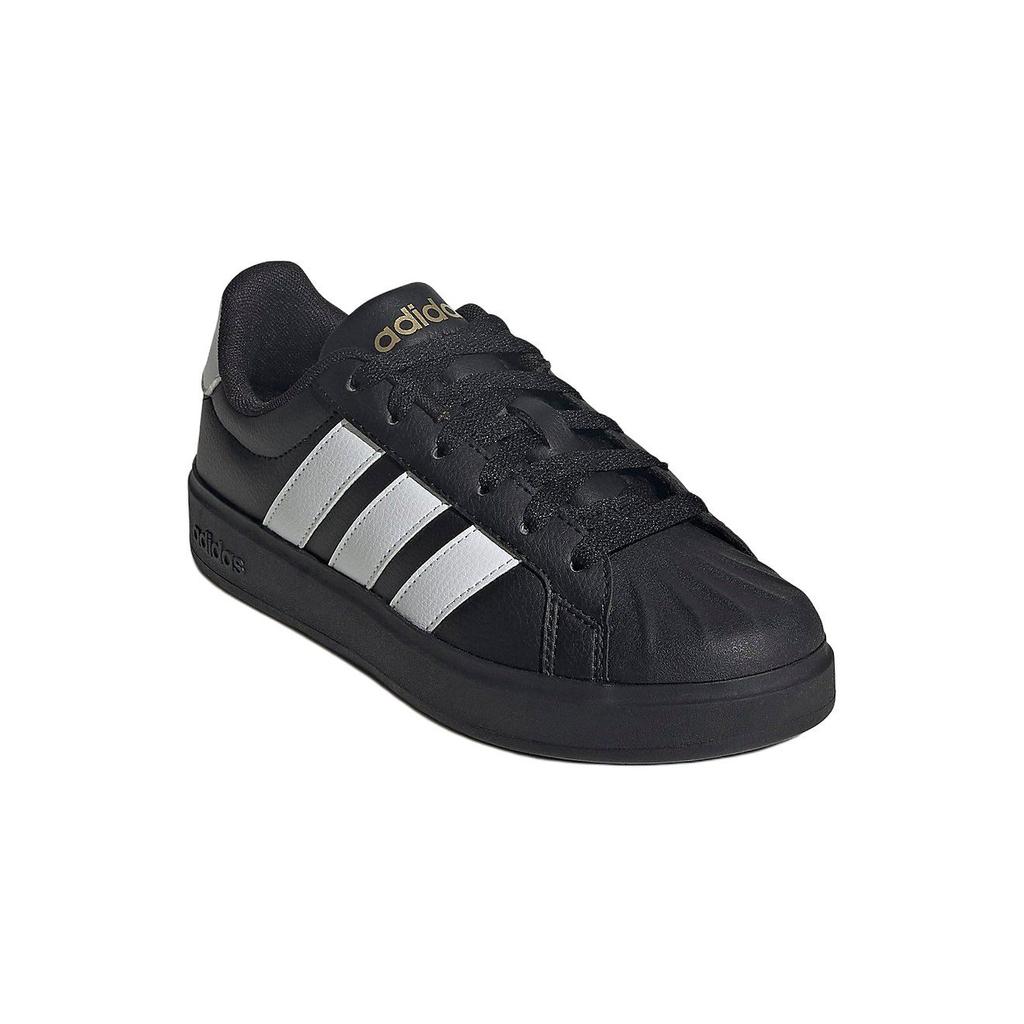 Adidas Street Talk Low top Kids' Skateboarding Shoes Black White Teenagers JS5053