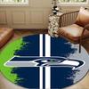 Seattle Seahawks Logo Round mat, Anti-slip Circle Carpet Chair rug For livingroom,Bedroom, doormat home decor Gift Christmas Gifts