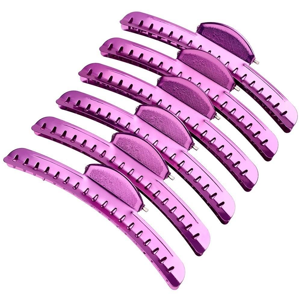 6Pcs Aluminum Alloy Hairdressing Hair Clip Durable Barber Hair Clip New Wave Hair Clips  Women