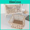 Style Handmade Paper Rope Woven Storage Basket For Jewelry And Snacks Organizer
