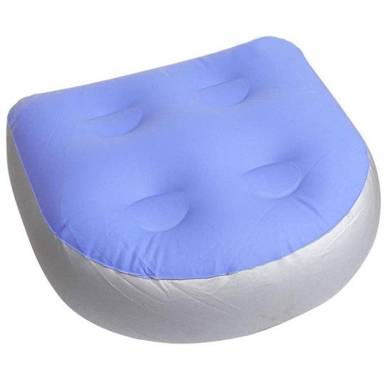 

Hot Tub Bath Spa Booster Seat Mat Pad Inflatable Chair Cushion with Suction Cup