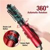 2 in 1 Rotating Electric Hair Straightener Brush Hair Curler Hair Dryer Brush Hot Air Comb Negative Ion Hair Styler Comb