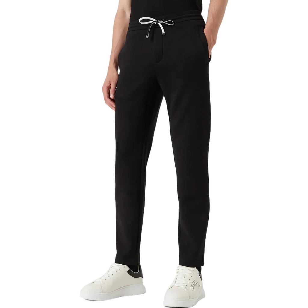 Emporio Armani FW22 Knitted Sweatpants Men's Black 8N1PD81-JHSZ1-0999