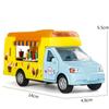 Inertia Food Truck Store Car Toy ABS Children's Toy Car  Doll House Accessories