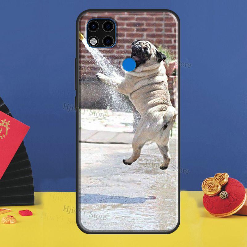 Cute Pug Dog Case For Xiaomi Redmi Note 11 Pro Note 10 Pro 9 8 7 9S 10S 11S Cover For Redmi 10 9A 9C 9T
