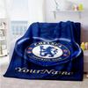 Chelsea Personalized Text Blanket Gift Customizable Blanket Comfortable Throw For Livingroom Bedding Seaside Office Chair Four Seasons Universal