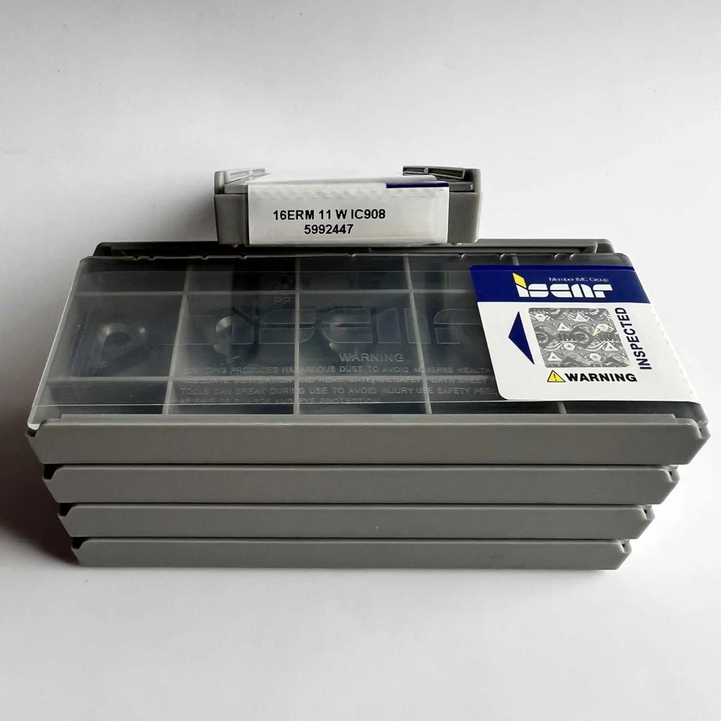 16ERM11W IC908 Industrial indexable carbide inserts 10 Pcs