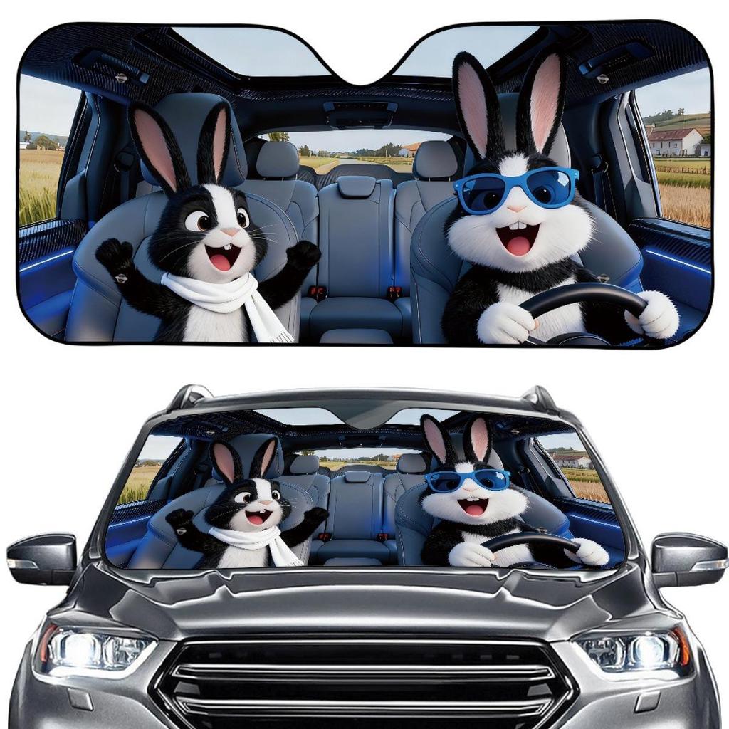Creative Summer Aluminum Foil Car Windshield Sunshade