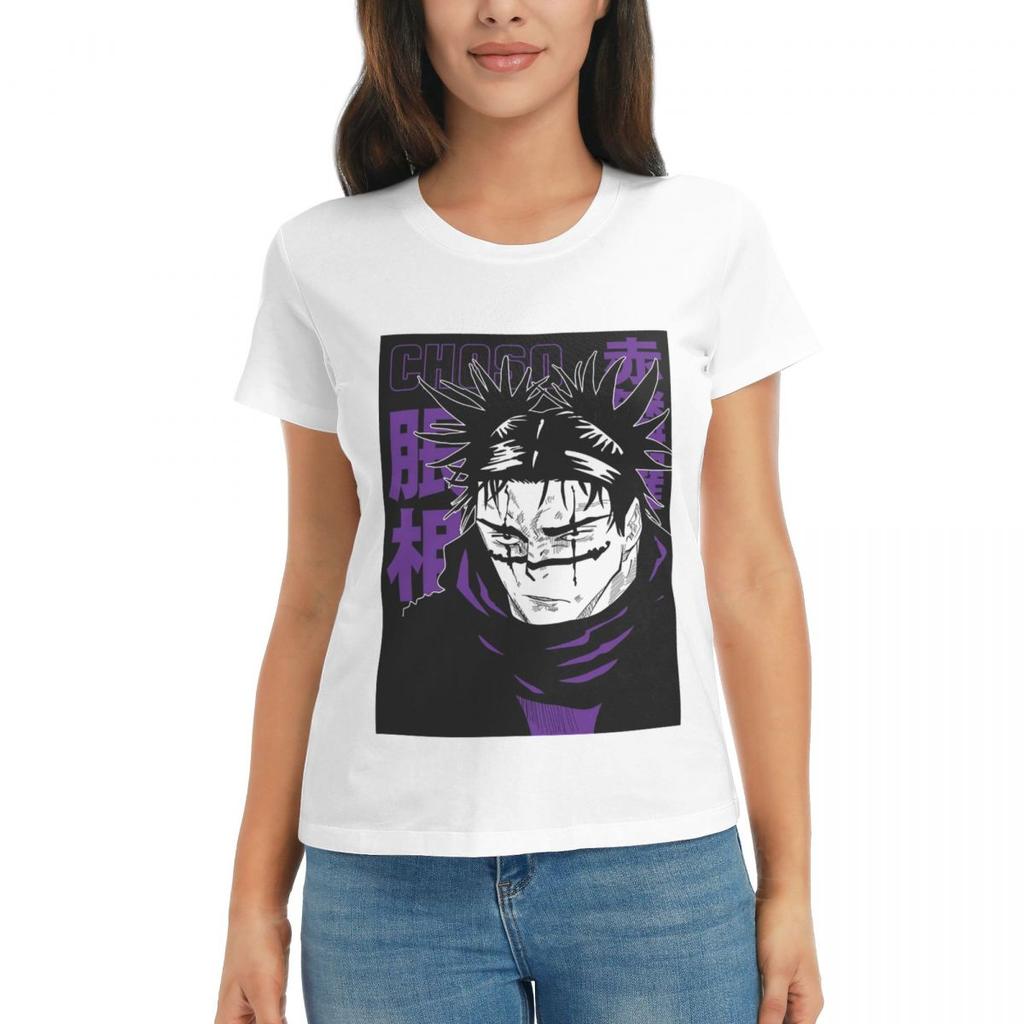Women TShirt Choso JJk Unisexga Jujutsu Kaisen Red Blood Summer Short Sleeve Tees Round Neck T Shirts Clothes Tops Streetwear